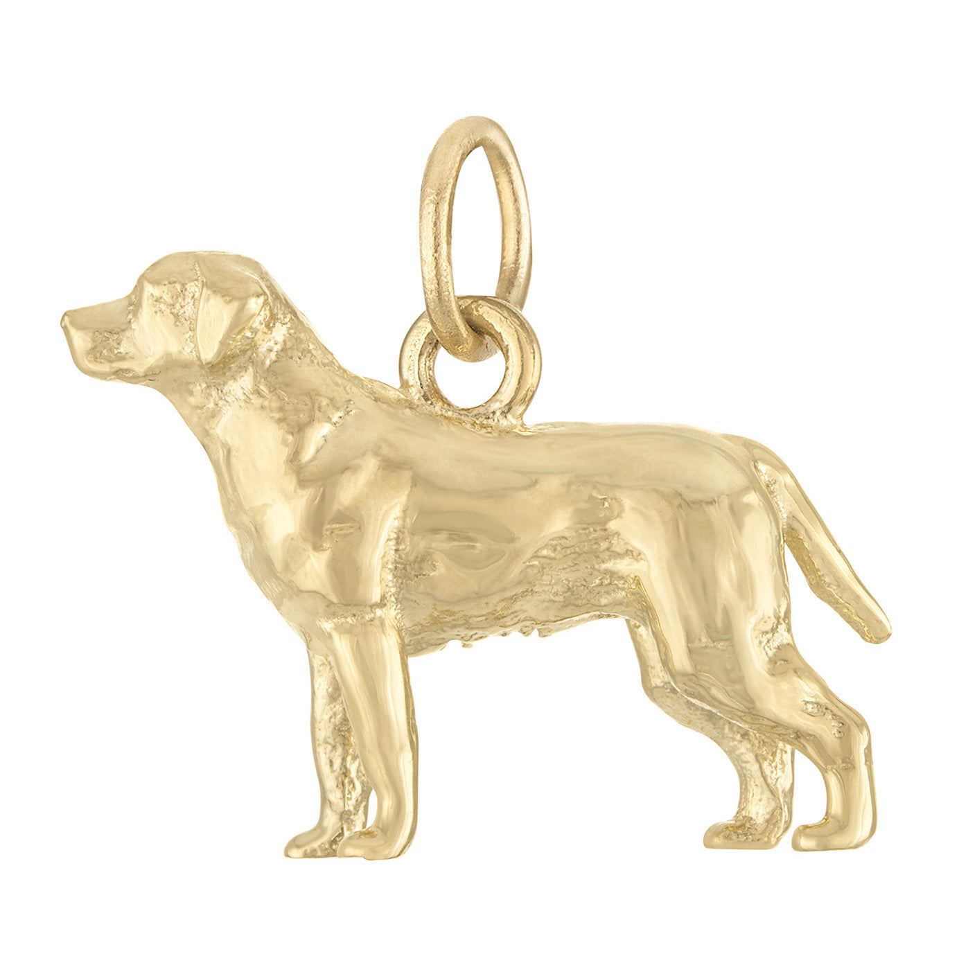 Labrador Retriever 14K Gold Charm